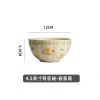 Bộ Bát Đĩa Cao Cấp Hoa Mai Vàng Men Bóng Mịn - Đẹp Sang Trọng, Giá Ưu Đãi 129k 6