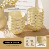 Bộ Bát Đĩa Cao Cấp Hoa Mai Vàng Men Bóng Mịn - Đẹp Sang Trọng, Giá Ưu Đãi 129k 10