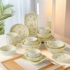 Bộ Bát Đĩa Cao Cấp Hoa Mai Vàng Men Bóng Mịn Loại 1 - Giá ưu đãi 589.000 VND 2