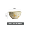 Bộ Bát Đĩa Cao Cấp Hoa Mai Vàng Men Bóng Mịn Loại 1 - Giá ưu đãi 589.000 VND 4