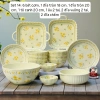 Bộ Bát Đĩa Cao Cấp Hoa Mai Vàng Men Bóng Mịn Loại 1 - Giá ưu đãi 589.000 VND 9
