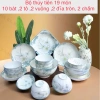 Bộ Bát Đĩa Chén Thuỷ Tiên Bt Men - Bóng Mịn Đẹp, Giá Ưu Đãi 129k
