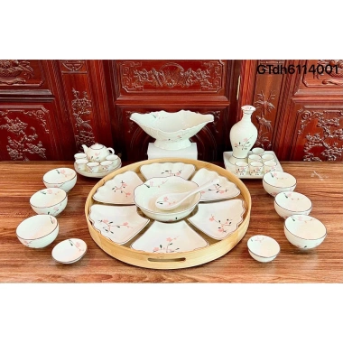 Bộ Bát Đĩa Cúng Gia Tiên Bát Tràng 45cm - Hoa Mặt Trời Thắp Hương Đường Kính, 1.99 triệu 10