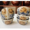 Bộ Bát Đĩa Cúng Gia Tiên Bát Tràng - Hoa Mặt Trời, Men Rạn Đắp Nổi, Hoạ Tiết Sen, Gốm Sứ Cao Cấp, Giá 720.000 5