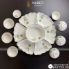 Bộ Bát Đĩa Cúng Gia Tiên Bồ Công Anh - Hoa Mặt Trời Thắp Hương - Gốm Sứ Bát Tràng Giá ưu đãi 249.000 VNĐ 10