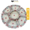 Bộ Bát Đĩa Cúng Gia Tiên Cúc Cát - Sứ Bát Tràng Tường Hoạ Tiết Vẽ Tay, Giá 1.000.000đ - Mâm Cơm Ngày Lễ 5