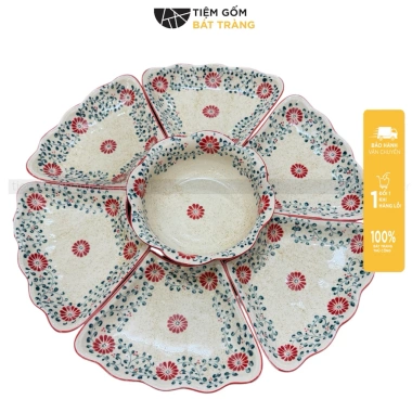Bộ Bát Đĩa Cúng Gia Tiên Cúc Cát - Sứ Bát Tràng Tường Hoạ Tiết Vẽ Tay, Giá 1.000.000đ - Mâm Cơm Ngày Lễ 5 Bộ Bát Đĩa Cúng Gia Tiên Cúc Cát - Sứ Bát Tràng Tường Hoạ Tiết Vẽ Tay, Giá 1.000.000đ - Mâm Cơm Ngày Lễ 5
