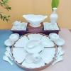 Bộ Bát Đĩa Cúng Gia Tiên Đầy Đủ - Hoa Mặt Trời Gốm Sứ Bát Tràng Cao Cấp 45cm 7