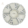 Bộ bát đĩa cúng gia tiên hoa mặt trời Bát Tràng, men kem cao, chịu nhiệt, chỉ 1.000.000₫ 7