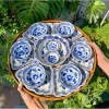 Bộ bát đĩa cúng Gia Tiên - Hoa Mặt Trời gốm 45-55cm, mẫu đa dạng, giảm giá 440k 8