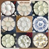 Bộ bát đĩa cúng Gia Tiên hoa mặt trời vẽ tay - Gốm sứ Bát Tràng, giá giảm 410.000₫, Hỏa Tốc HN