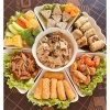 Bộ bát đĩa cúng Gia Tiên hoa mặt trời vẽ tay - Gốm sứ Bát Tràng, giá giảm 410.000₫, Hỏa Tốc HN 4