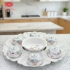 Bộ bát đĩa cúng gia tiên Minh Châu hoa mặt trời - hoa sen cá chép đỏ 483.600 VND 2