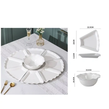 Bộ Bát Đĩa Cúng Hoa Mặt Trời Nhựa Cao Cấp - Giá 48.000, bền đẹp, sang trọng 3
