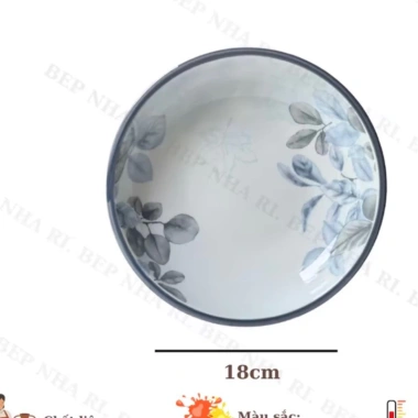 Bộ bát đĩa Diệp Hồng 30 món - 10 bát, 1 tô quai, 2 đĩa vuông, 3 đĩa tròn, 10 thìa - Giá chỉ 389.000đ 4 Bộ bát đĩa Diệp Hồng 30 món - 10 bát, 1 tô quai, 2 đĩa vuông, 3 đĩa tròn, 10 thìa - Giá chỉ 389.000đ 4