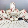 Bộ bát đĩa diệp Hồng gốm sứ cao cấp - Nhiều mẫu, giá ưu đãi 145.000₫ 8