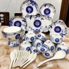 Bộ bát đĩa diệp Hồng gốm sứ cao cấp - Nhiều mẫu, giá ưu đãi 145.000₫ 9
