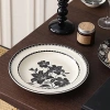 Bộ bát đĩa gốm sứ hổ báo hoa văn nổi, phong cách cổ điển cao cấp, giá ưu đãi 8