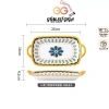 Bộ bát đĩa gốm sứ thổ cẩm độc đáo - Đa dạng mẫu mã, đẹp mắt, giảm giá 32.000₫ 8
