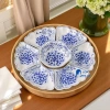 Bộ Bát Đĩa Hoa Cẩm Tú Cầu 45-55cm Thờ Cúng Gia Tiên Gốm Sứ Bát Tràng - Hoa Mặt Trời Cao Cấp, Giá 420.000 4