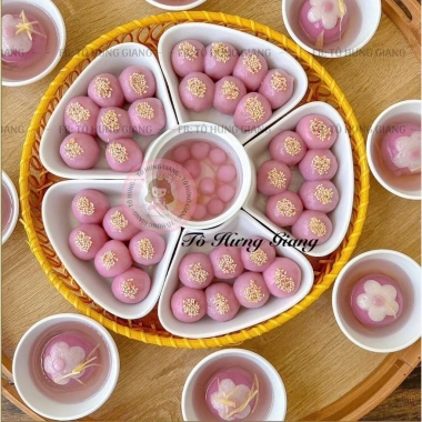Bộ bát đĩa hoa mai 5 cánh và khay mây dày đẹp, chất lượng cao, giảm còn 110.000₫ 4 Bộ bát đĩa hoa mai 5 cánh và khay mây dày đẹp, chất lượng cao, giảm còn 110.000₫ 4