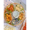 Bộ bát đĩa hoa mai 5 cánh và khay mây dày đẹp, chất lượng cao, giảm còn 110.000₫ 7