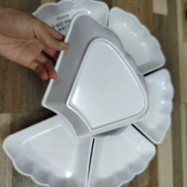 Bộ Bát Đĩa Hoa Mặt Trời 7 Món 51cm Đại - Thiết Kế Việt Nhật, Giá Giảm 39.5K
