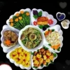 Bộ Bát Đĩa Hoa Mặt Trời 7 Món - 6 Đĩa Cánh Hoa + 1 Bát Tô, Giá ưu đãi 40.000đ, phù hợp lễ giỗ, Tết 3