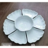 Bộ Bát Đĩa Hoa Mặt Trời 7 Món - 6 Đĩa Cánh Hoa + 1 Bát Tô, Giá ưu đãi 40.000đ, phù hợp lễ giỗ, Tết 7