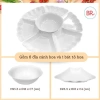 Bộ Bát Đĩa Hoa Mặt Trời 7 Món 6 Đĩa Cánh Hoa + Bát Tô, 19.000₫, Dùng cho lễ giỗ Tết 9