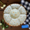 Bộ bát đĩa hoa mặt trời cao cấp 45cm - Hoa mai thắp hương, ship nhanh, giá ưu đãi 315k 7