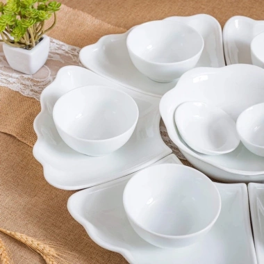 Bộ bát đĩa hoa mặt trời cúng gia tiên, bát gà trắng gốm sứ, bát tràng 420k 4