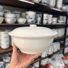Bộ bát đĩa hoa mặt trời cúng gia tiên, bát gà trắng gốm sứ, bát tràng 420k 8