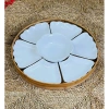 Bộ bát đĩa hoa mặt trời cúng gia tiên, bát gà trắng gốm sứ, bát tràng 420k 10