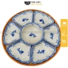 Bộ Bát Đĩa Hoa Mặt Trời Cúng Gia Tiên Men Tiêu Cá Cổ Sứ Tô Canh Bày Mâm Lễ Tết Giá 390.000đ