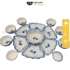 Bộ Bát Đĩa Hoa Mặt Trời Cúng Gia Tiên Men Tiêu Cá Cổ Sứ Tô Canh Bày Mâm Lễ Tết Giá 390.000đ 5