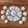 Bộ Bát Đĩa Hoa Mặt Trời Cúng Gia Tiên Men Tiêu Cá Cổ Sứ Tô Canh Bày Mâm Lễ Tết Giá 390.000đ 8