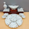 Bộ Bát Đĩa Hoa Mặt Trời Cúng Gia Tiên Sen Vàng Kim Vẽ Tay - Sứ Bát Tràng Cao Cấp, Tô Canh, Bát Cơm - Giá ưu đãi 360.000₫ 8