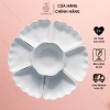 Bộ bát đĩa hoa mặt trời giá rẻ - Set đẹp thắp hương thờ cúng gia tiên Chàng Sứ 197.400đ 3