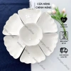 Bộ bát đĩa hoa mặt trời giá rẻ - Set đẹp thắp hương thờ cúng gia tiên Chàng Sứ 197.400đ 4