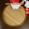 Bộ bát đĩa hoa mặt trời gốm sứ cao cấp size 45cm - hoa văn sen, phù hợp cúng gia tiên, giảm giá 169k 10