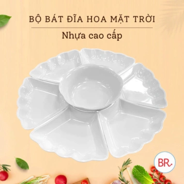 Bộ bát đĩa hoa mặt trời HGHOME nhựa trắng trơn - Thắp hương thờ cúng, giá ưu đãi 50.000đ 8 Bộ bát đĩa hoa mặt trời HGHOME nhựa trắng trơn - Thắp hương thờ cúng, giá ưu đãi 50.000đ 8