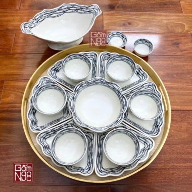 Bộ Bát Đĩa Hoa Mặt Trời, Khay Gỗ, Đồ Thờ Cúng Gốm Sứ Cao Cấp, Bát Tráng Giá 450.000 VND 5 Bộ Bát Đĩa Hoa Mặt Trời, Khay Gỗ, Đồ Thờ Cúng Gốm Sứ Cao Cấp, Bát Tráng Giá 450.000 VND 5