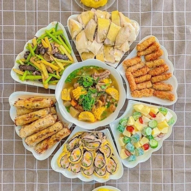 Bộ bát đĩa Hoa Mặt Trời men trắng sứ Bát Tràng Mâm cúng Tết, mồng 1, ngày rằm, giảm giá 18% 3