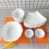 Bộ bát đĩa Hoa Mặt Trời men trắng sứ Bát Tràng Mâm cúng Tết, mồng 1, ngày rằm, giảm giá 18% 6