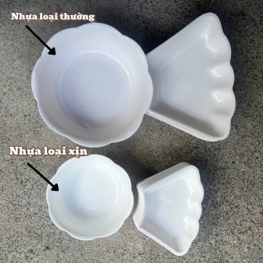 Bộ bát đĩa hoa mặt trời nhựa Bát dĩa thắp hương thờ cúng gia tiên giá 79.000₫