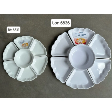 Bộ bát đĩa hoa mặt trời nhựa Bát dĩa thắp hương thờ cúng gia tiên giá 79.000₫