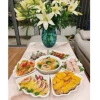 Bộ bát đĩa hoa mặt trời nhựa Việt Nhật - Giá chỉ 135.000đ, set bát dĩa đẹp thắp hương, thờ cúng gia tiên 5
