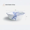 Bộ bát đĩa Hoa Mặt Trời sứ Bát Tràng men kem cao cấp cúng gia tiên 45x55cm - Giá ưu đãi 320.000 6