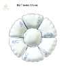 Bộ bát đĩa Hoa Mặt Trời sứ Bát Tràng men kem cao cấp cúng gia tiên 45x55cm - Giá ưu đãi 320.000 10